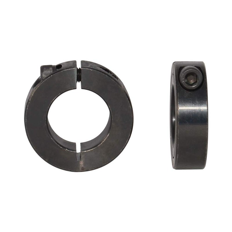 AZSSMUK Single Split Clamp-On Shaft Collars of Metal Material 1-1/2 inch Bore Set Screw - Image 3